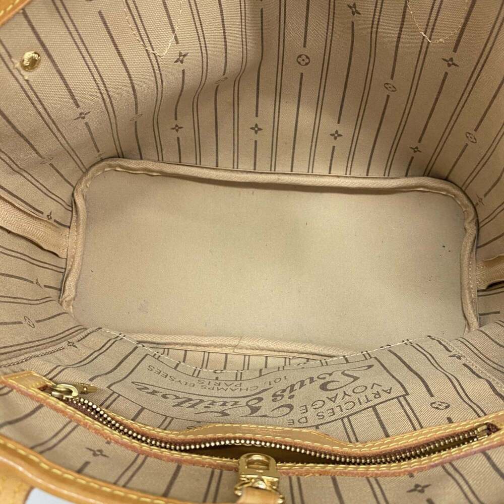 LOUIS VUITTON Brown Monogram Neverfull PM Tote Bag - Picture 4 of 12